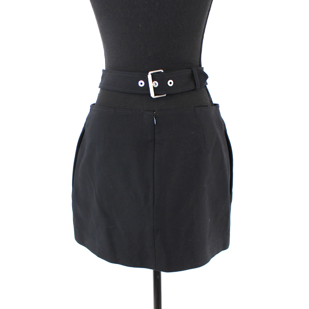 Dion Lee Black Mini Skirt - Structured Pocket Detail - Picture 6 of 9